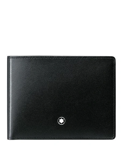Shop Montblanc Mst Wallet 6cc Black
