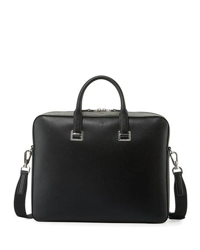 Shop Alfred Dunhill Cadogan Leather Document Case, Black