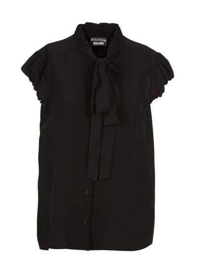 Shop Moschino Bluse In Black