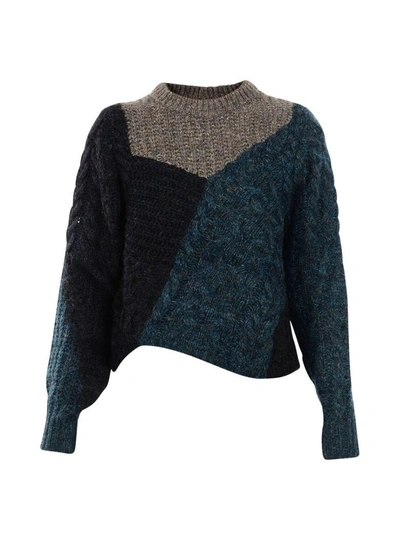 Shop Isabel Marant Knit In Petrolio