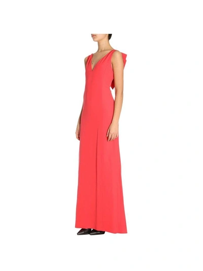 Shop Emporio Armani Dress Dress Women  In Geranium