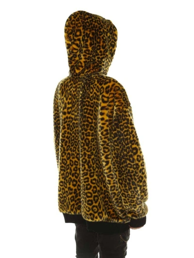 Shop Faith Connexion Animalier Bomber Jacket In Giallo