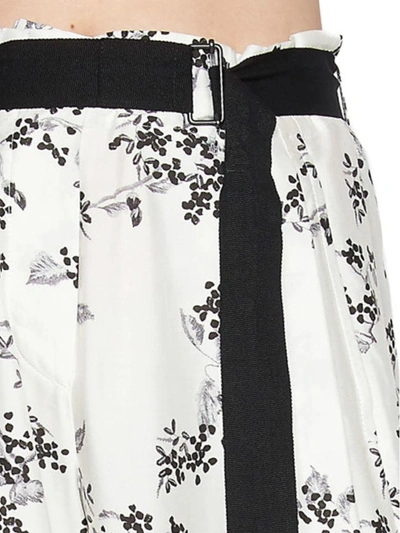 Shop Ann Demeulemeester Pants In Black & White