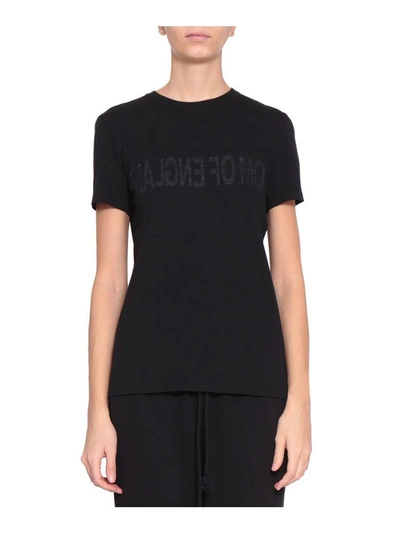 Shop Helmut Lang Tom Of England 2004 Cotton T-shirt In Nero