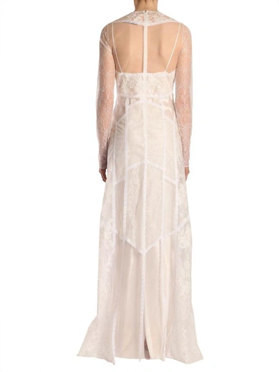 Shop Givenchy Long Dress In Bianco