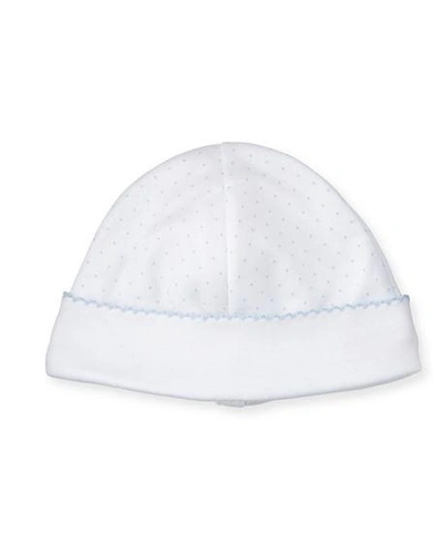 Shop Kissy Kissy Polka-dot Print Baby Hat In Light Blue