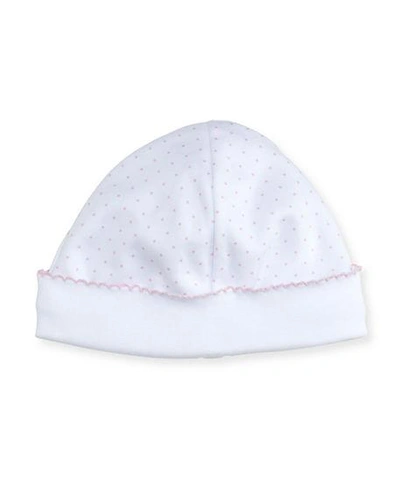 Shop Kissy Kissy Polka-dot Print Baby Hat In Pink
