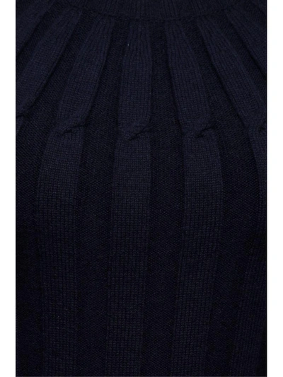 Shop Bottega Veneta Cashmere Pullover In Navy|blu