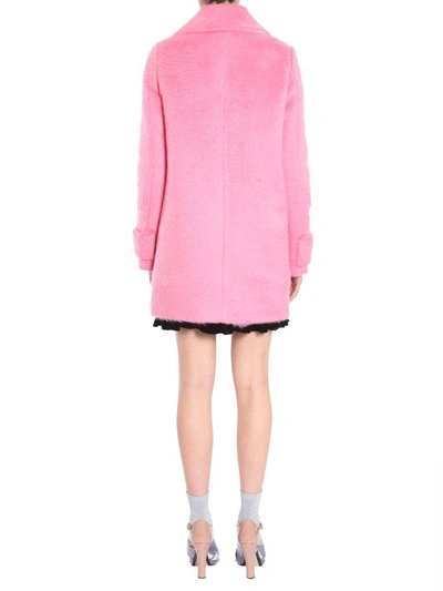 Shop N°21 Alpaca And Wool Coat In Rosa