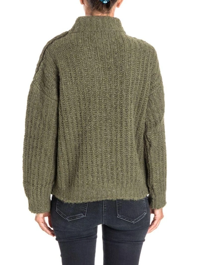 Shop Boutique Moschino Sweater In Green