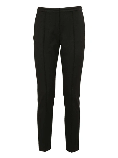 Shop Alexander Wang Plain Trousers In Black