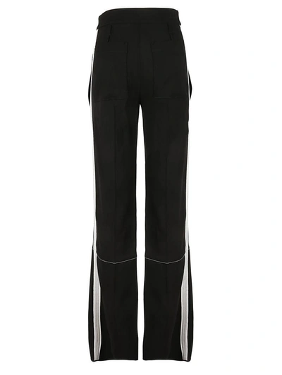 Shop Proenza Schouler Stripe Pants In Black