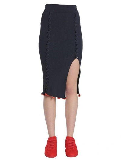 Shop Opening Ceremony Pencil Skirt In Blu