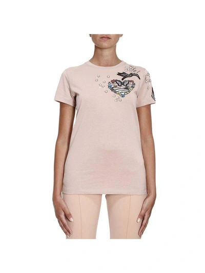 Shop Valentino T-shirt T-shirt Women  In Powder