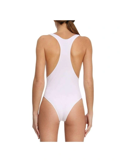 Shop Chiara Ferragni Swimsuit  Flirting Eyes One-piece Swimsuit In White