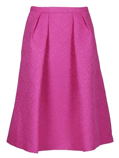 Shop Essentiel Antwerp Jacquard Skirt In Rosa
