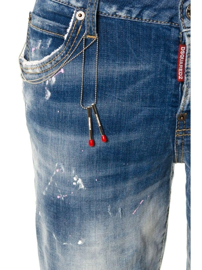 Shop Dsquared2 Hockney Jeans In Denim