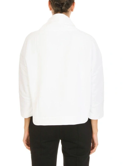 Shop Kenzo White Signature Cotton Sweatshirt