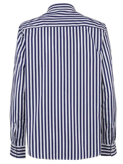 Shop Aspesi Striped Shirt In Basic