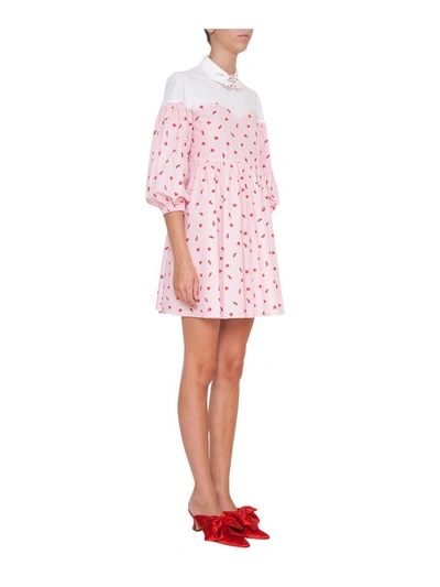 Shop Vivetta Marte Cotton Dress In Rosa