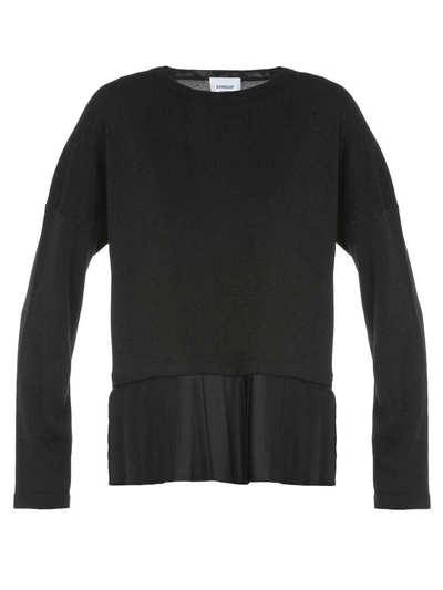 Shop Dondup Lurex Sweater In Black