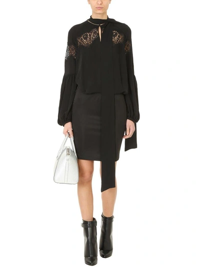 Shop Givenchy Black Lace Blouse