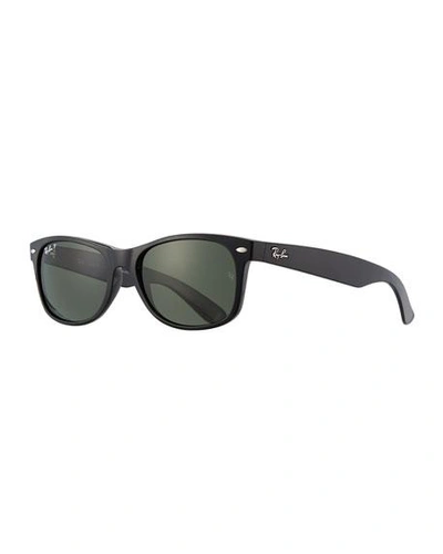Shop Ray Ban New Wayfarer Color Mix Sunglasses, 52mm In Black