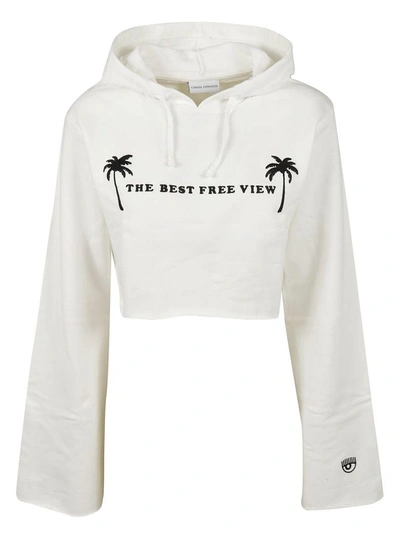 Shop Chiara Ferragni Summery Printed Hoodie