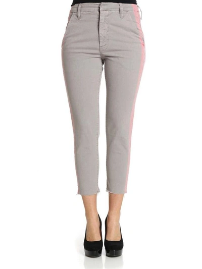 Shop Mother Chino Trousers In Cement