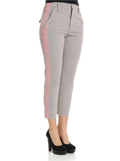 Shop Mother Chino Trousers In Cement