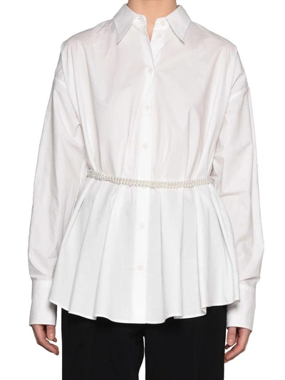 Shop Mm6 Maison Margiela Shirt In White