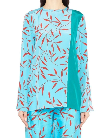 Shop Diane Von Furstenberg Blouse In Multicolor