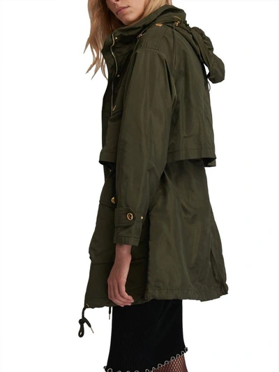 Shop Michael Michael Kors Green Parka