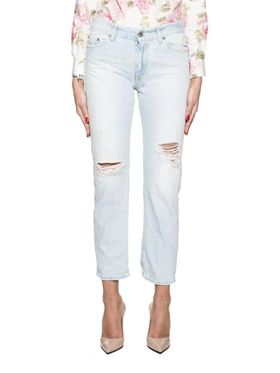 Shop Dondup Light Blue Paige Denim Jeans