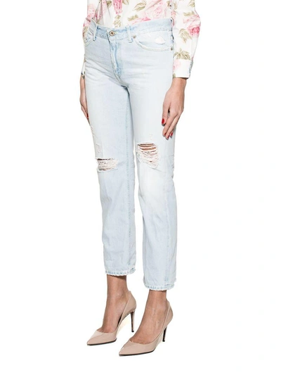 Shop Dondup Light Blue Paige Denim Jeans