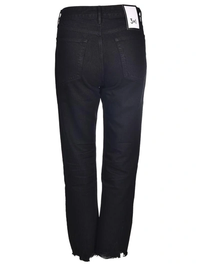 Shop 3x1 Higher Ground Boyfriend Jeans In Black