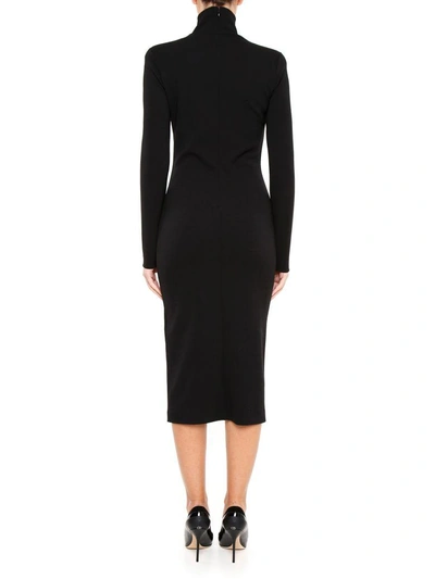 Shop Dsquared2 Jersey Dress In Nero