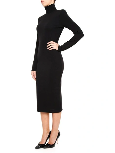 Shop Dsquared2 Jersey Dress In Nero