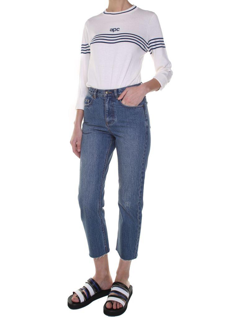 apc high waisted jeans