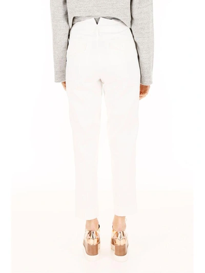 Shop Golden Goose Chino Trousers In White (white)