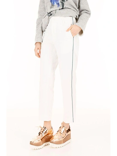 Shop Golden Goose Chino Trousers In White (white)