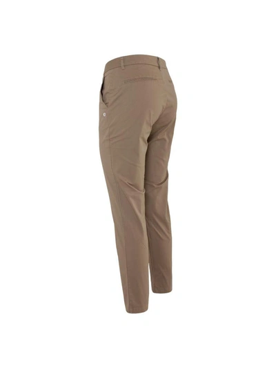 Shop Scotch & Soda Cotton Trousers In Sand