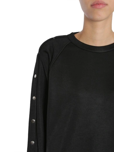 Shop Alexander Wang T Cotton Blend Sweatshirt In Nero