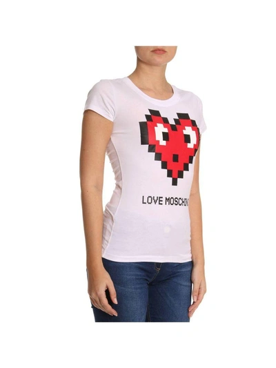 Shop Love Moschino T-shirt T-shirt Women Moschino Love In White