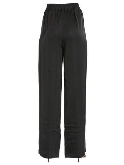 Shop Alexander Wang Wide Leg Trousers In Nero