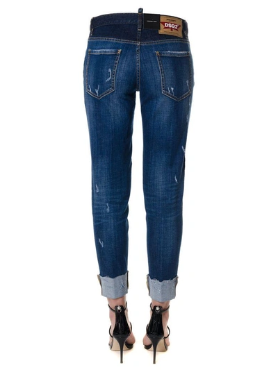 Shop Dsquared2 Hockney Jeans In Denim