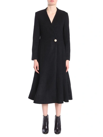 Shop Jovonna Halfmoon Coat In Black