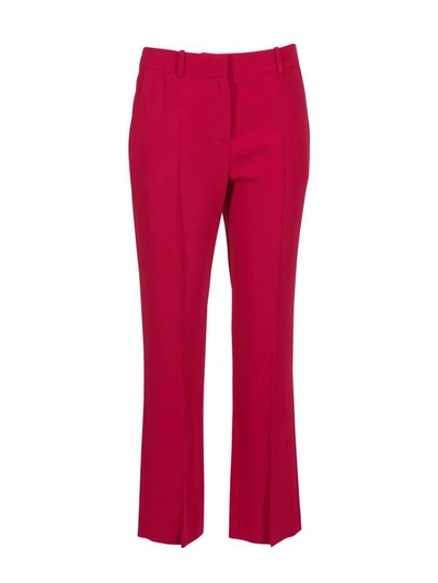 Givenchy Cropped Tailored Trousers In Fucsia