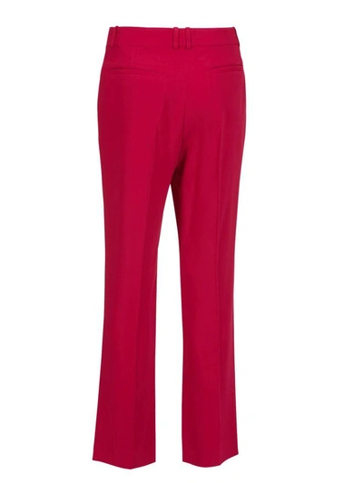 Givenchy Cropped Tailored Trousers In Fucsia