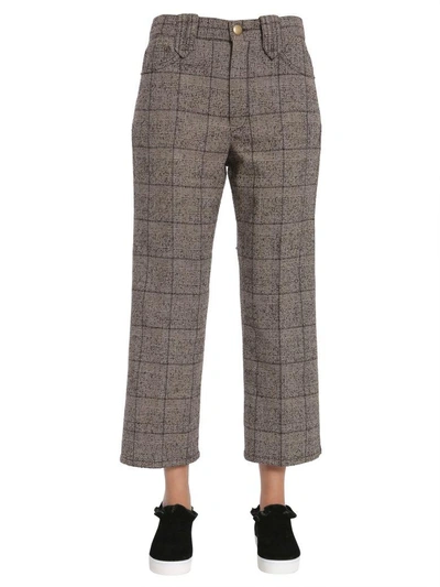 Shop Marc Jacobs Cropped Trousers In Multicolor